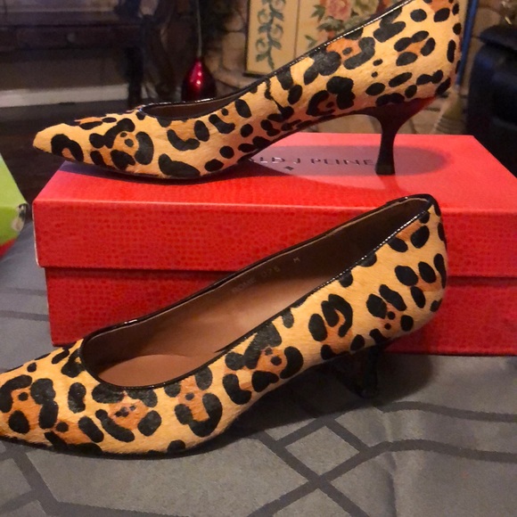 DJP leopard haircalf small heel - Picture 4 of 6